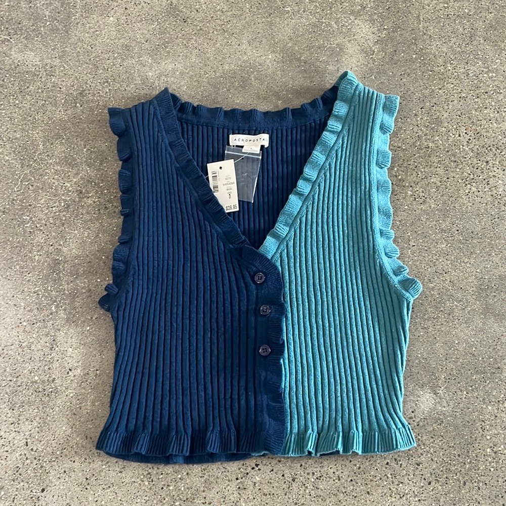 Versatile tank top, top cover, or vest💙
